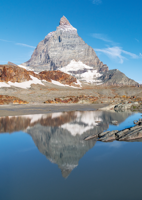Matterhorn from Theodulgletschersee, Valais, Switzerland