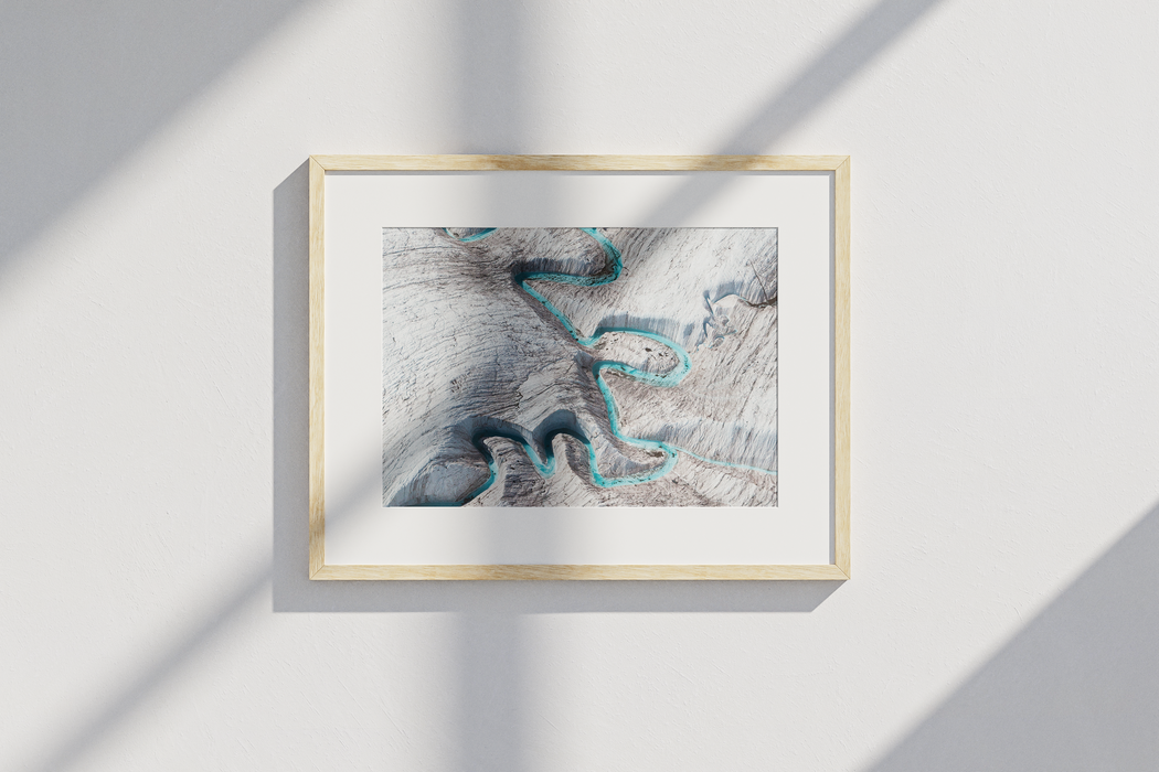 Meltwater stream, Wrangell Mountains, Southern Alaska